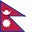 Flag for Nepal